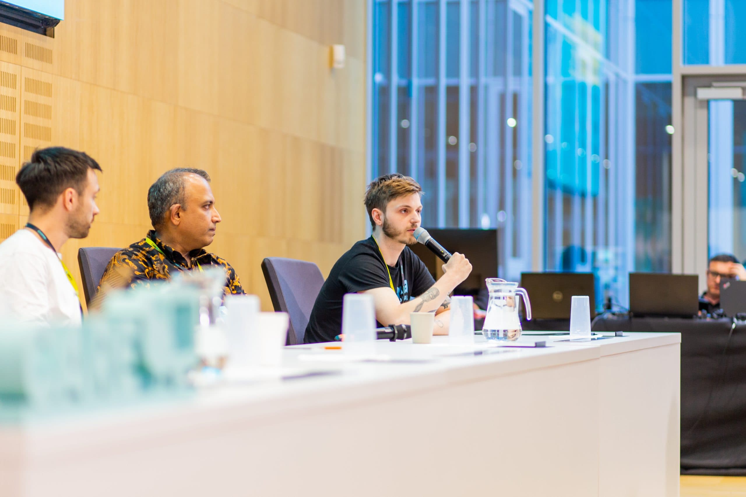 Anima UK CEO Connor Jackson speaking at the Conference for Animal Rights in Europe 2025.